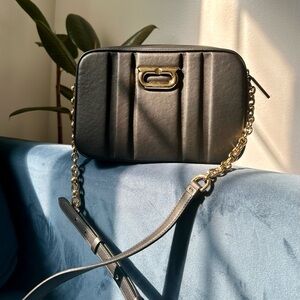 Brand New Salvatore Ferragamo Shoulder Bag in Black and Gold
